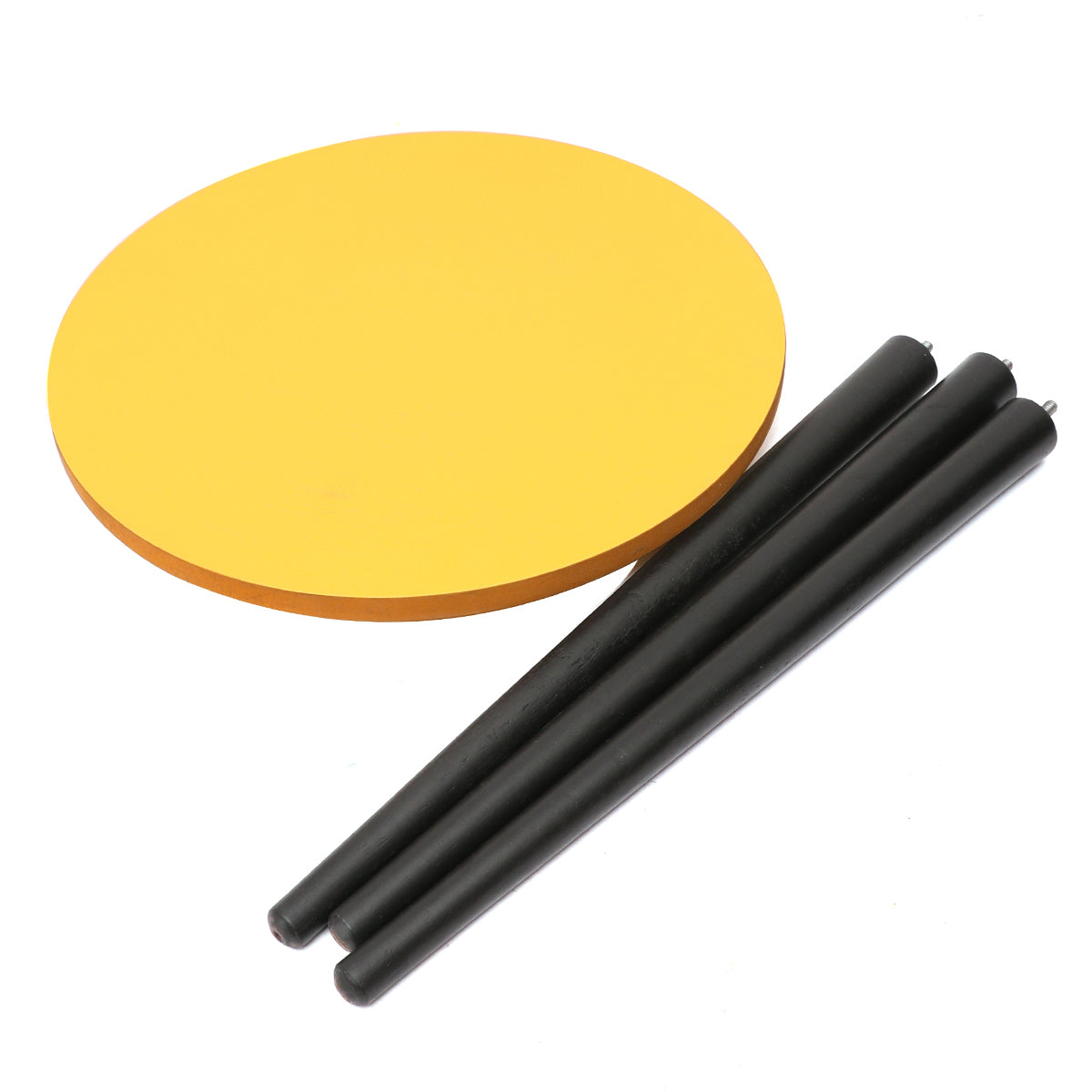 Side & Coffee table (16 Inches Top & 20.5 Inches Height ) with solid wooden legs