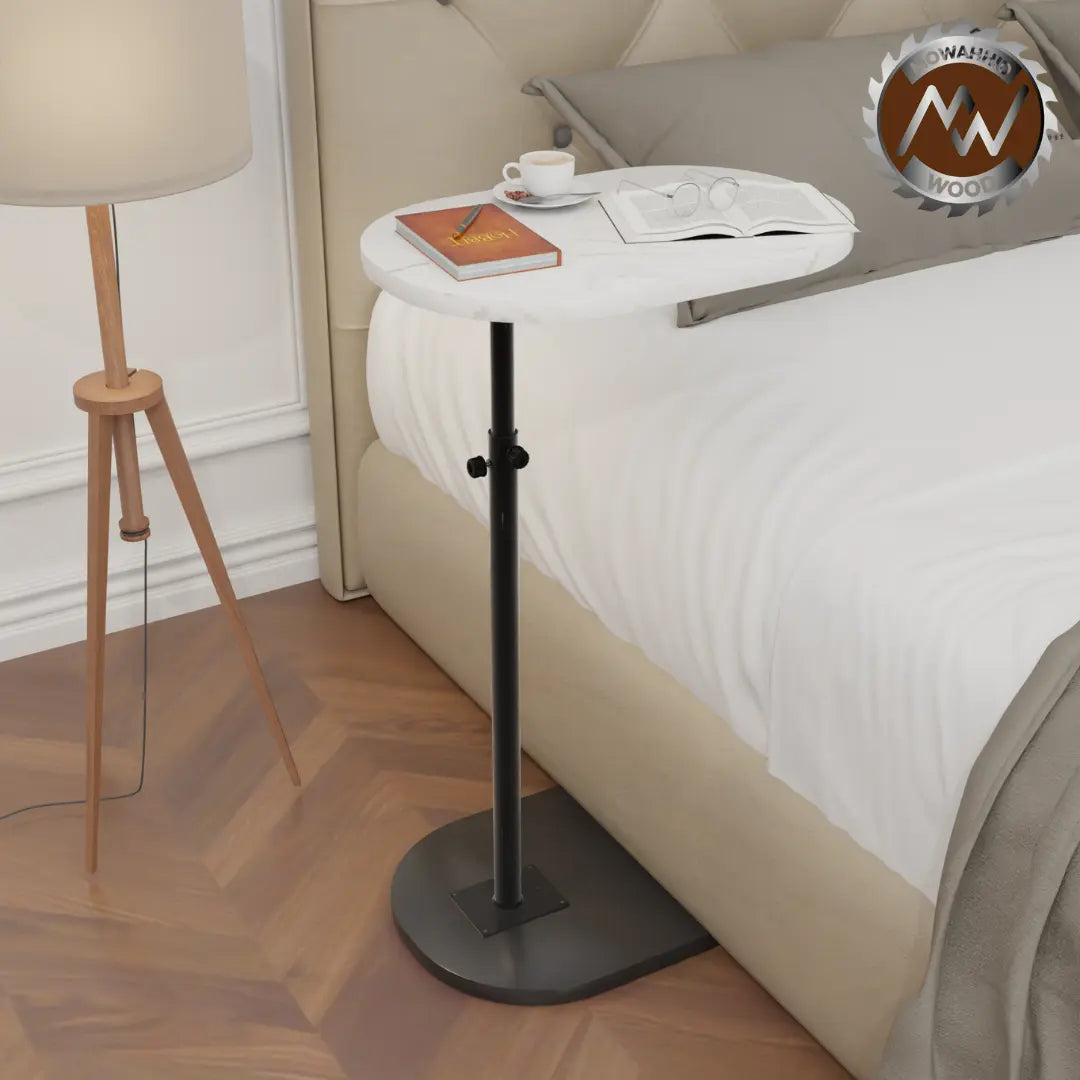Smart C-Shaped Side Table | Adjustable & Multiuse