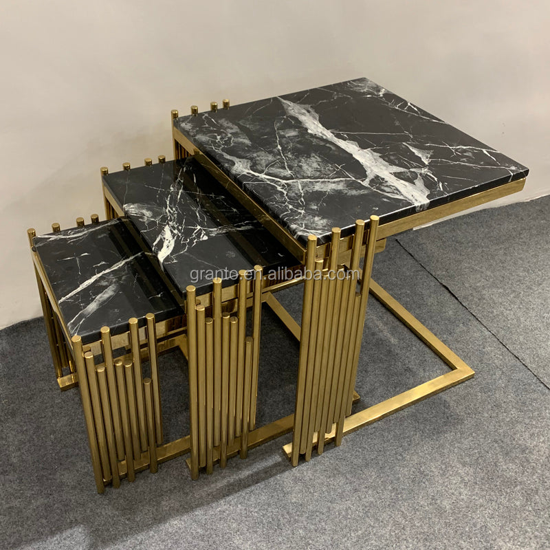 Azalea Luxury Living room Coffee table (Set of 3)