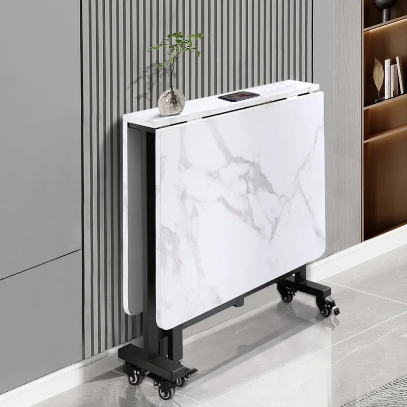 Multifunctional Folding Dining Table – Extendable, Removable & Stylish