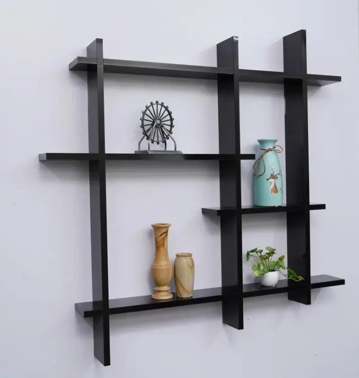 Wall Shelf Shelves for Living Room Wooden Wall Hanging Floating Design