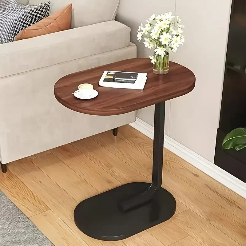 C-Shaped Sofa Side Table